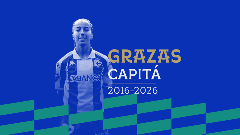 ABANCA-RIAZOR homenajea este domingo 17 a Cris Martínez, que se retira al acabar la temporada "con la certeza de que el RC Deportivo va a seguir estando en mi corazón"