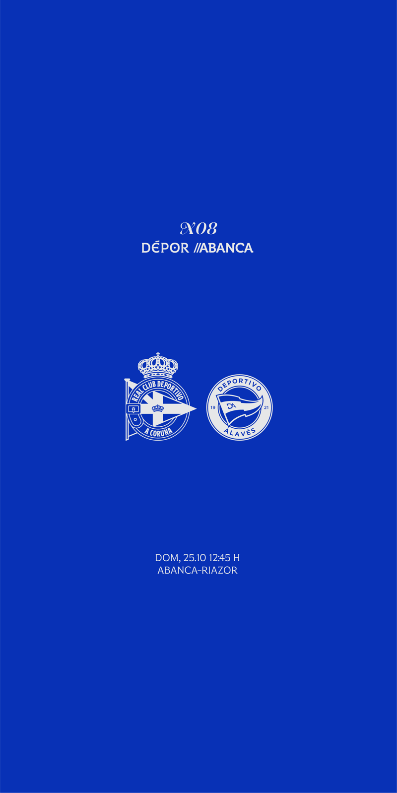Deportivo ABANCA y Deportivo Alavés se enfrentan en ABANCA-RIAZOR el domingo 25 de octubre a las 12:45