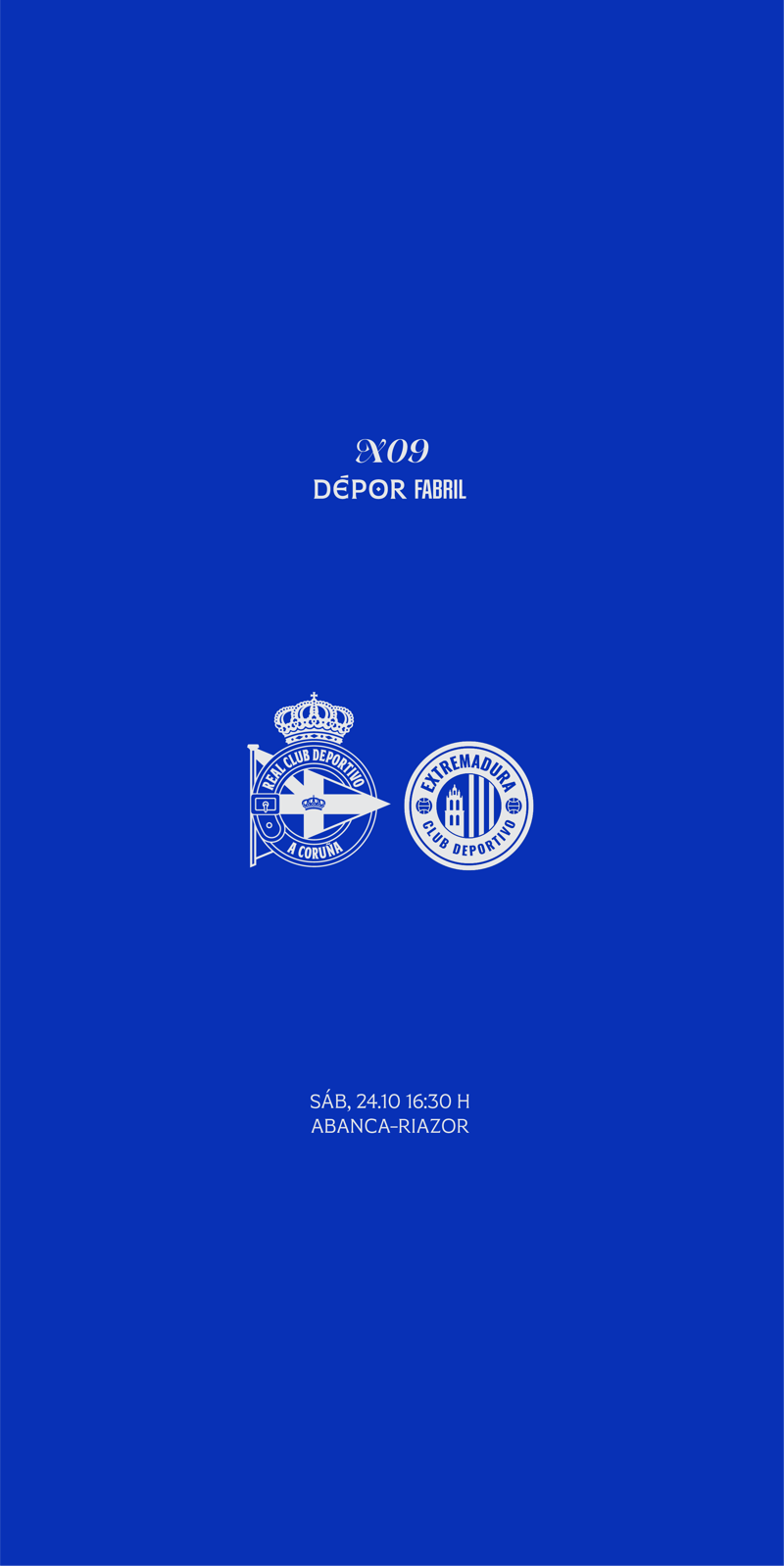 El Fabril recibirá al CD Extremadura el sábado 24 de octubre a las 16:30 en ABANCA-RIAZOR