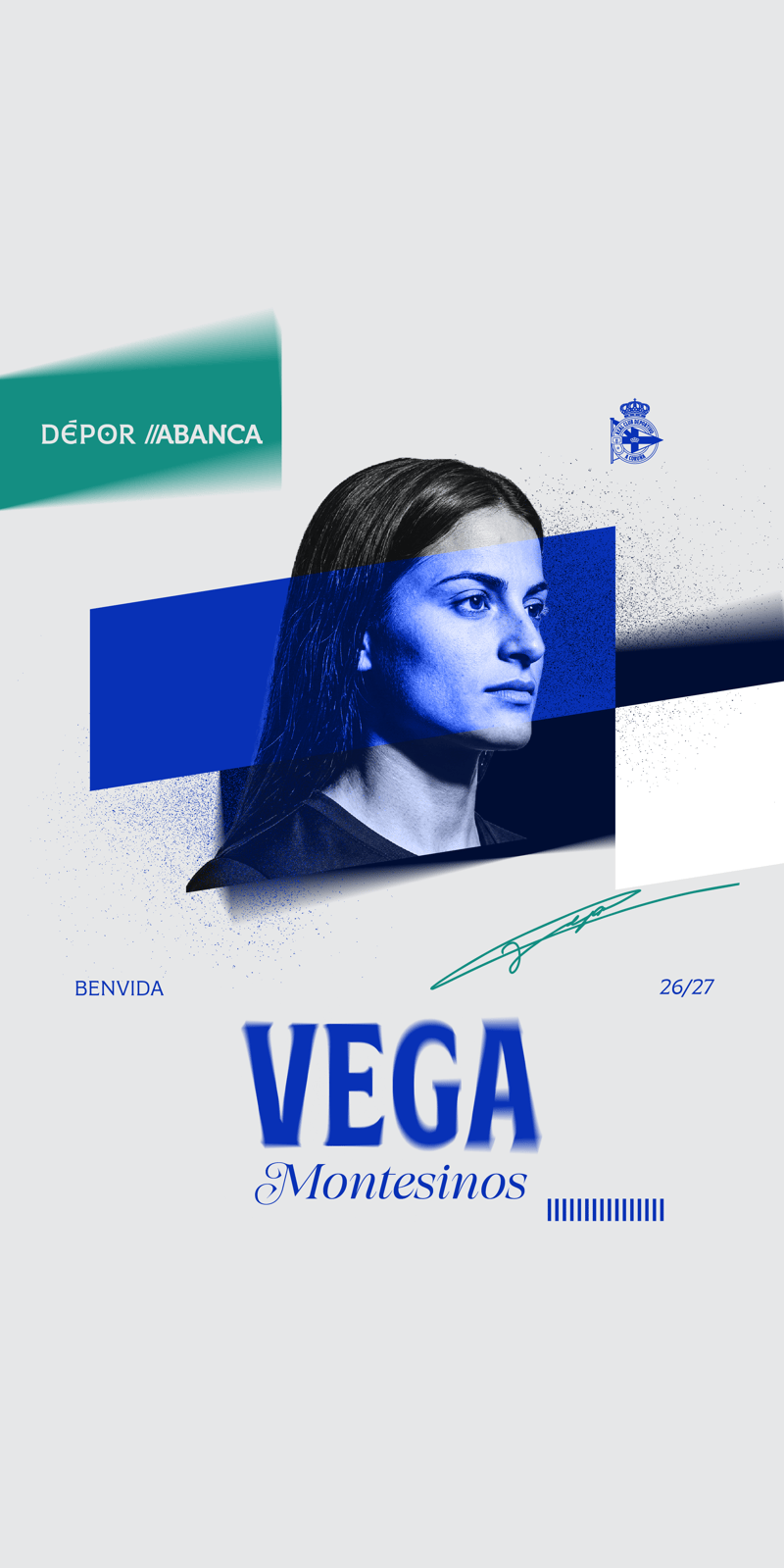 Vega Montesinos, polivalencia para el carril zurdo del Dépor ABANCA