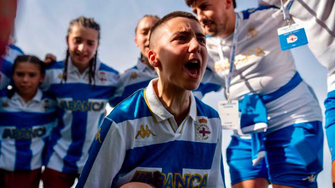 O Dépor ABANCA Alevín conclúe a primeira fase do Torneo LaLiga Futura Moeve este sábado 13 de xuño ante o Badalona Women