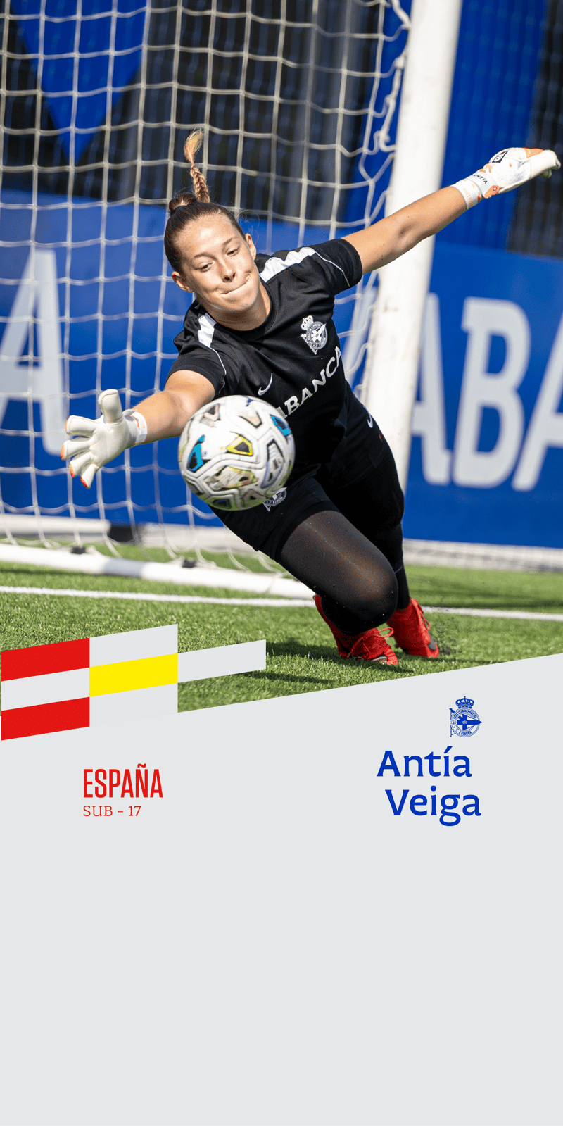 Antía Veiga regresa a la selección española sub-17 para un amistoso ante Francia