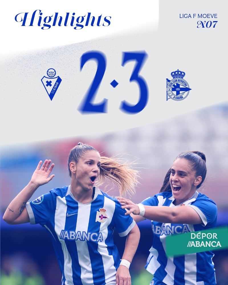 Resumen del SD Eibar 2 - 3 Dépor ABANCA