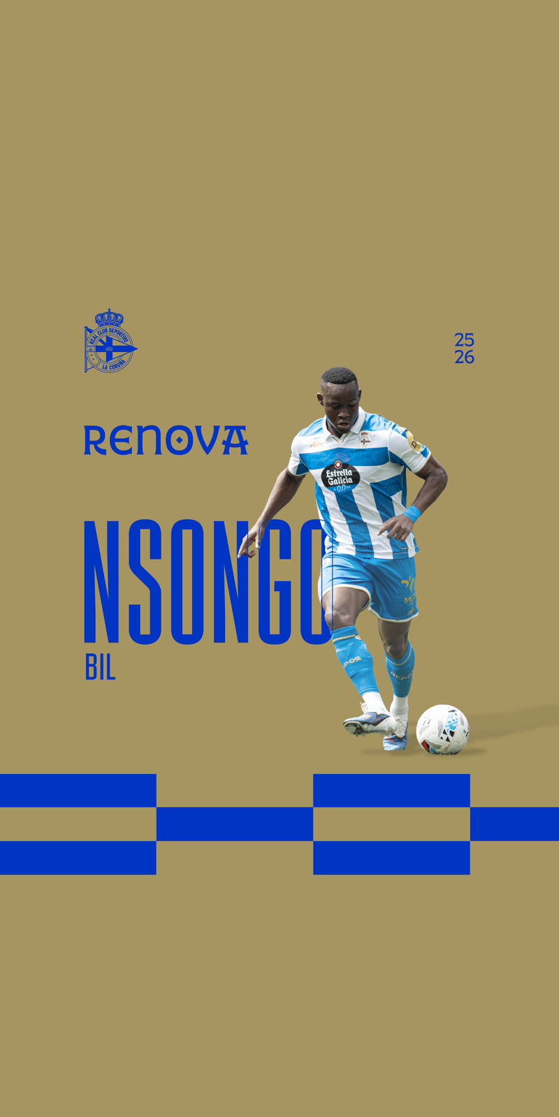 Nsongo Bil, presente e futuro branquiazul ata 2030