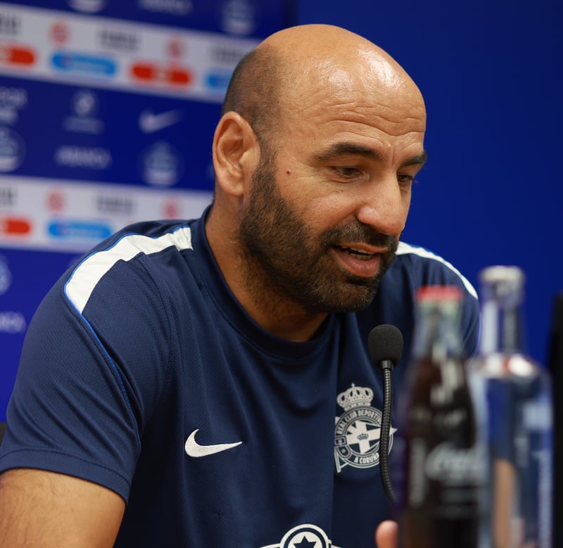 Rueda de prensa de Manuel Pablo previa al Fabril - Cacereño