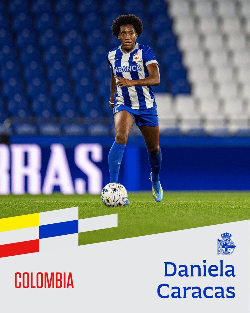 Daniela Caracas, convocada por Colombia para 2 amistosos ante Venezuela