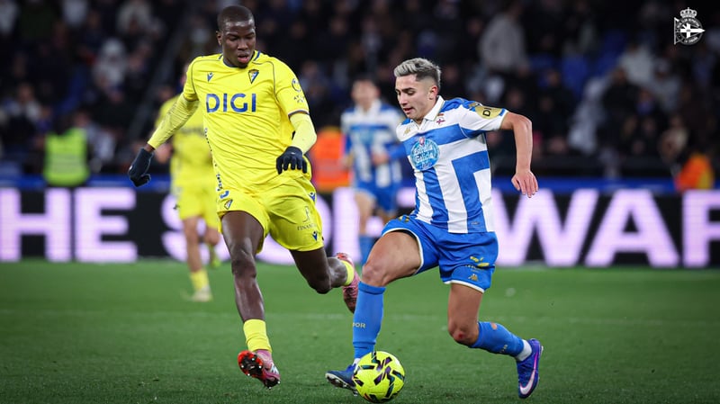 Un Dépor "con confianza por la trayectoria que llevamos" abre la 39ª jornada de LaLiga Hypermotion este viernes 8 de mayo a las 20:30 en Cádiz