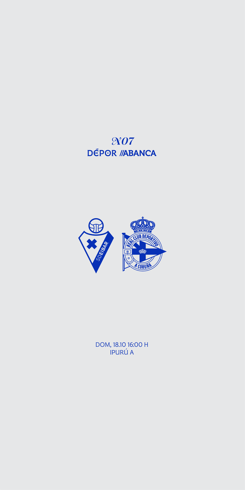 O Dépor ABANCA visita a SD Eibar o domingo 18 de outubro ás 16:00 en Ipurúa