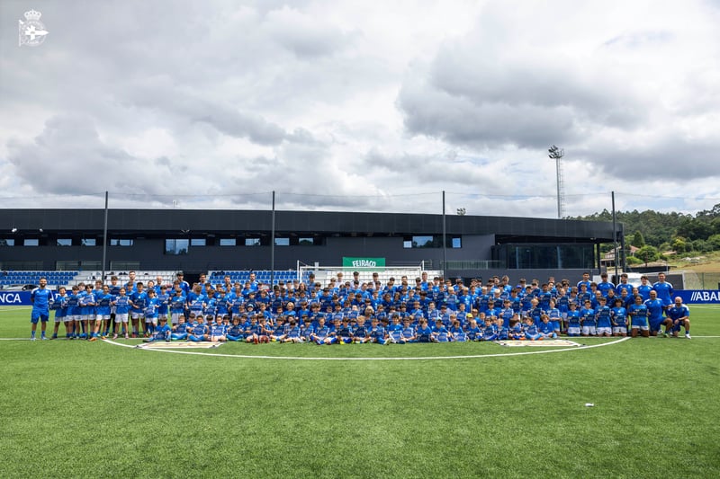 Fin a la primera semana del DéporCampus 2026 con la entrega de diplomas en el Dépor Training Center, Lugo, Outes, Sanxenxo y Terras de Maside