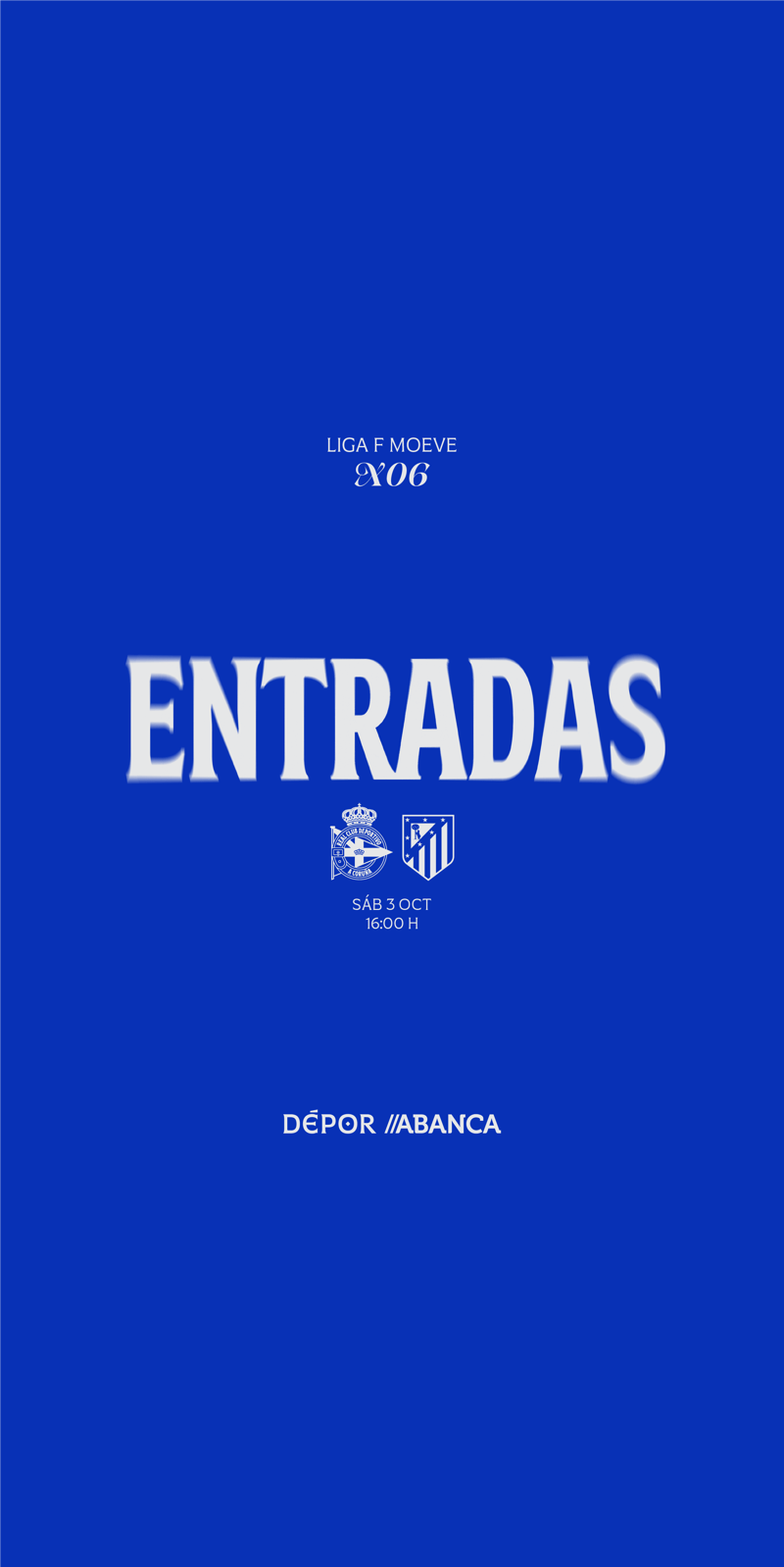 Los abonados y abonadas ya pueden retirar su invitación obligatoria para el Dépor ABANCA - Atlético de Madrid del sábado 3 de octubre a las 16:00
