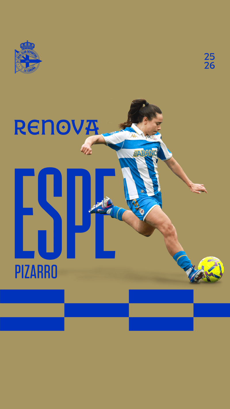 Espe Pizarro seguirá defendiendo la camiseta del Dépor ABANCA hasta junio de 2028