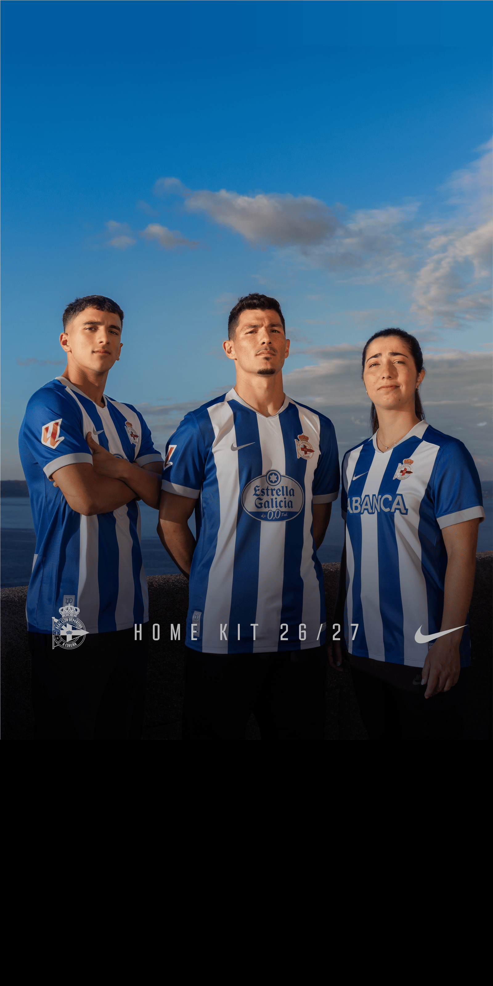 El RC Deportivo y Nike presentan la primera equipación para la ...