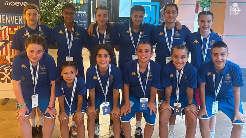A participación do Dépor ABANCA Alevín desde este venres 12 no torneo LaLiga Futura Moeve marca o final de temporada para ANOSACANTEIRA feminina