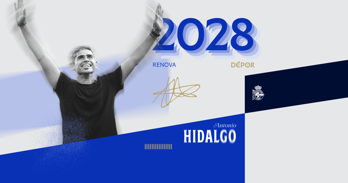 Antonio Hidalgo, coach of Dépor ata 2028 | Real Club Deportivo de A Coruña