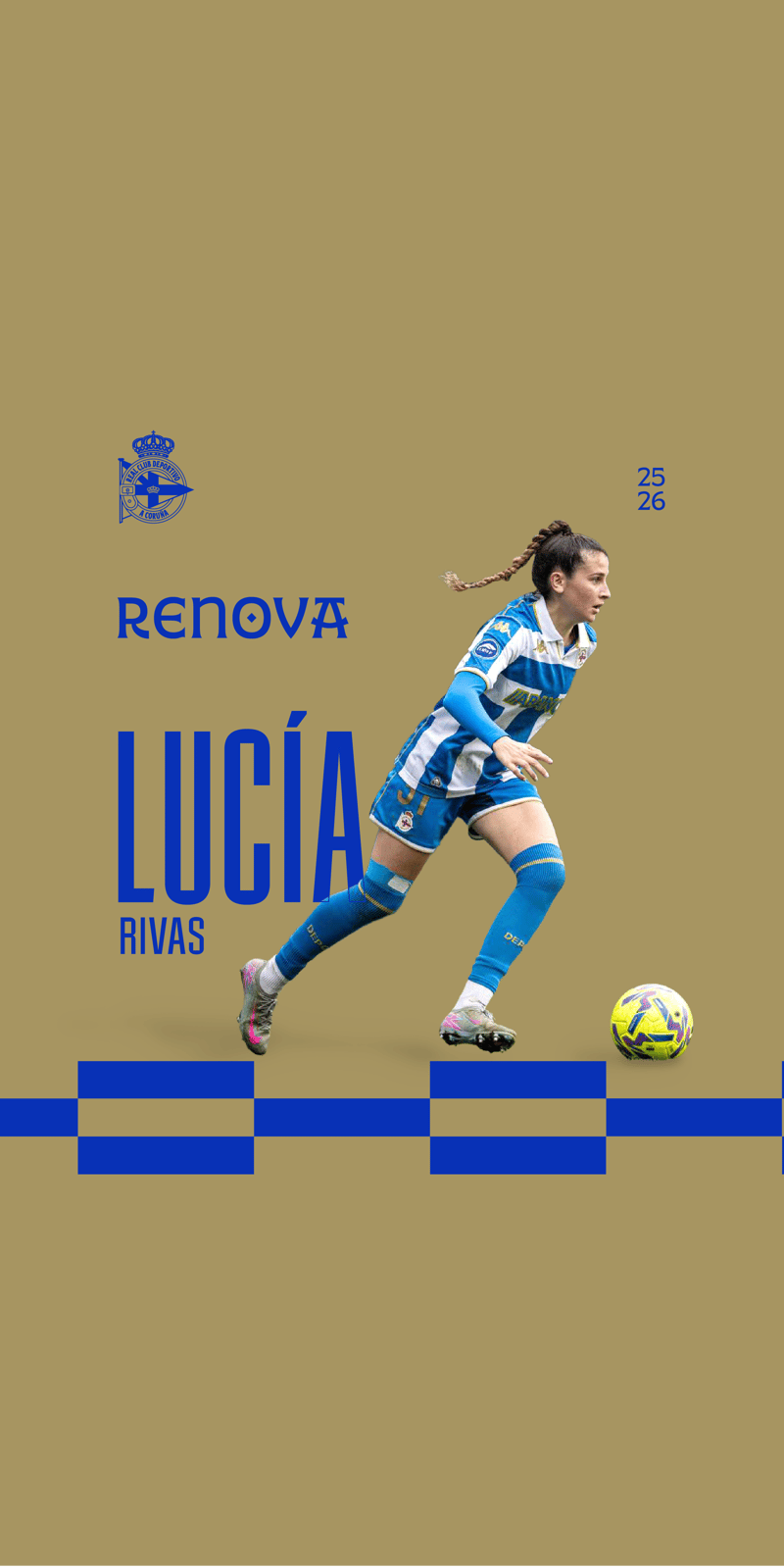 Lucía Rivas amplía su vinculación con el RC Deportivo hasta 2028