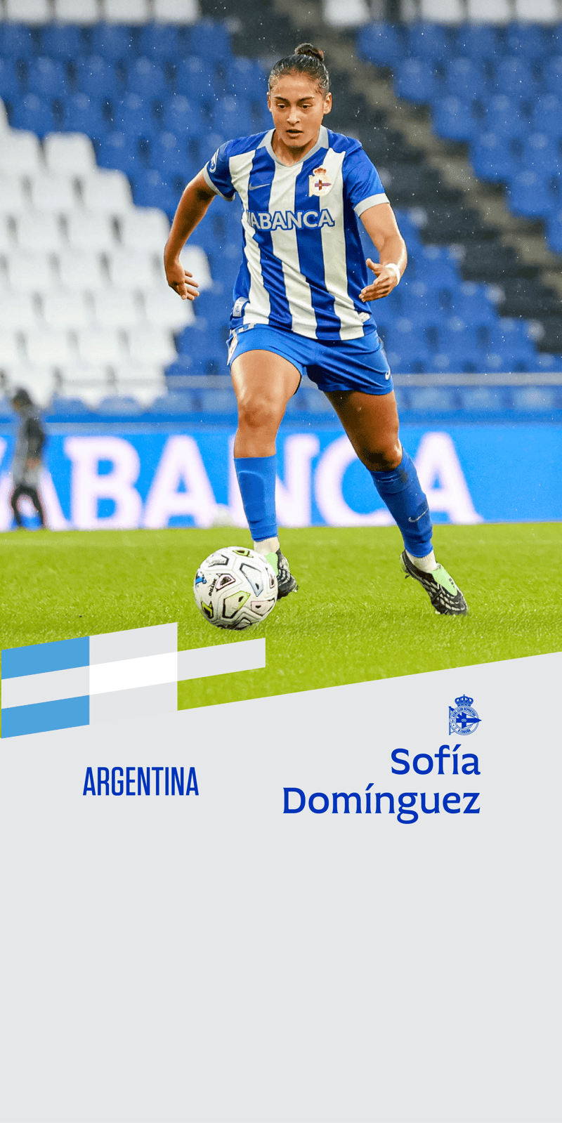 Sofía Domínguez se incorpora este lunes 5 de octubre a la selección de Argentina para disputar dos amistosos ante Brasil