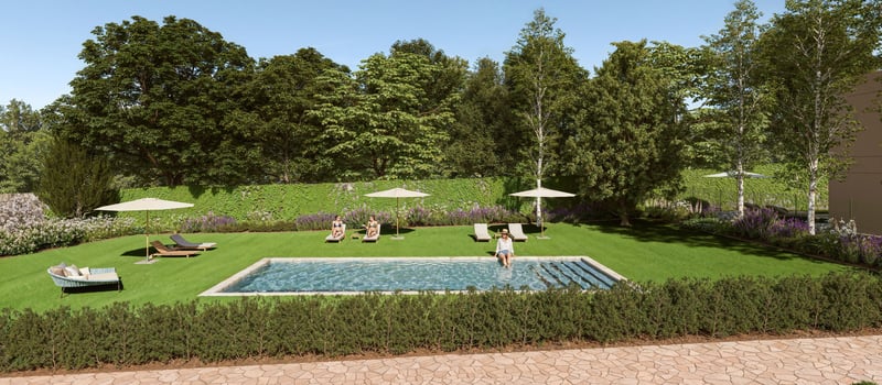 Piscina y zonas exteriores comunes